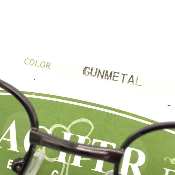 PEACH by Capri reading glasses frame NWT gunmetal - Picture 5 of 7